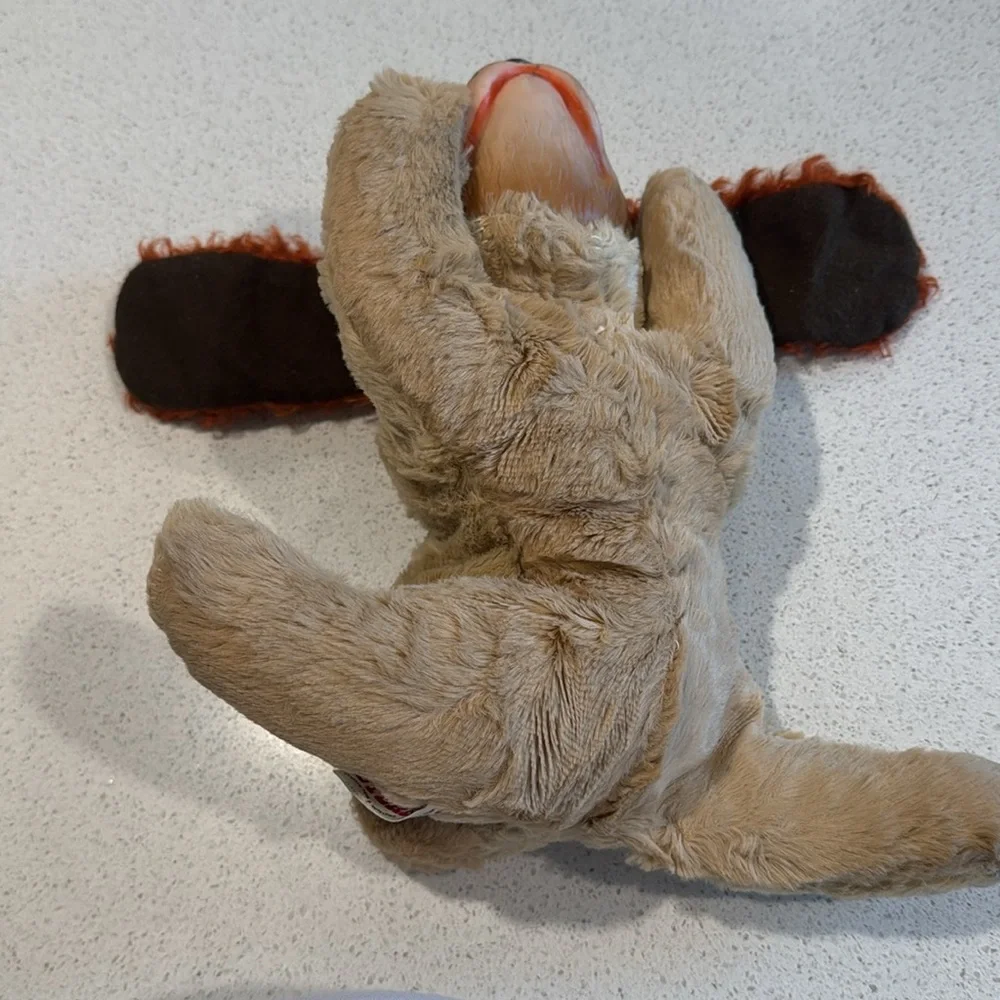 Plush Dog Vintage Stern Rubber Face dog Rare!